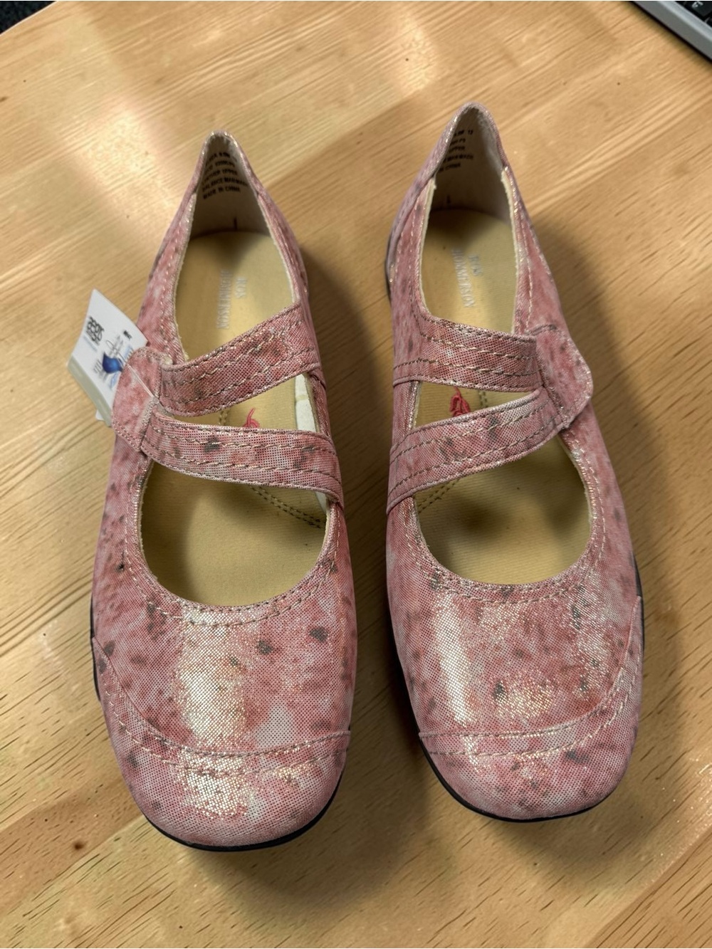 New Ros Hommerson Chelsea Shoes In Watercolor Iridescent Leather Size 9.5 W